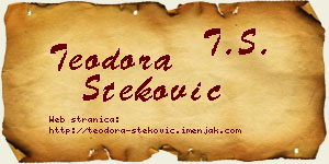 Teodora Steković vizit kartica